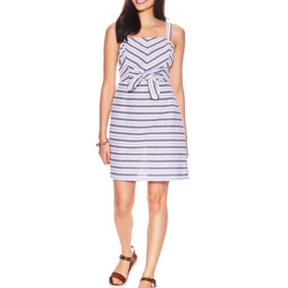 Derek Heart Tie Waist A-Line Dress, Size M, NWT - Picture 1 of 8